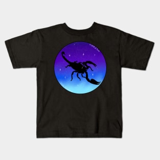 Scorpion “Night Sky” Gradient Kids T-Shirt